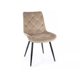 Sametová jídelní židle Ralph béžová vyobraziť