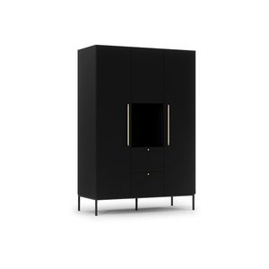 Šatní skříň Lanzzi 135 cm černá vyobraziť