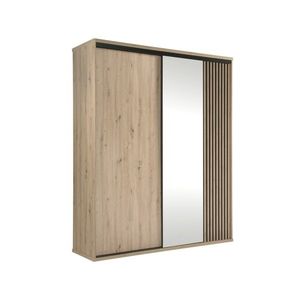 Šatní skříň Moderno se zrcadlem 179 cm dub Artisan vyobraziť