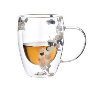 Skleněný hrnek PETER FLOWERS 320 ml čirý vyobraziť