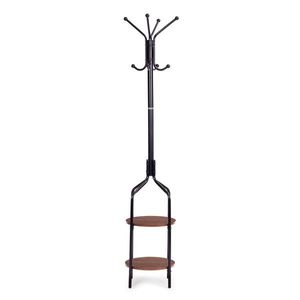 Stojanový věšák na oblečení Modern hnědý/černý vyobraziť