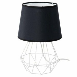 Stolová lampa Diamen 2v1 - čierna/biela vyobraziť