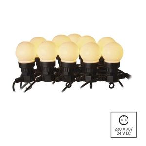 Světelný LED řetěz Bulb 5 m teplá bílá vyobraziť