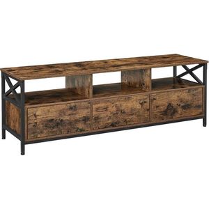 Televizní stolek Vasagle Nuros 147 cm hnědý/černý vyobraziť