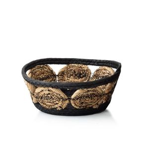 Úložný košík Bali M 21x9 cm černo-hnědý vyobraziť