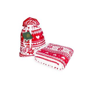 Vánoční deka Saco 002 150x200 cm červená vyobraziť