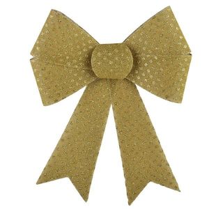 Vánoční dekorativní mašle Santa Lila 28x33 cm zlatá vyobraziť