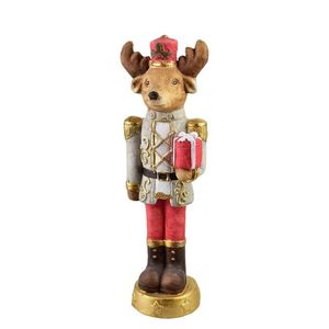 Vánoční figurka Santa Lila 50 cm hnědá/červená vyobraziť