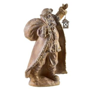 Vánoční figurka svatý Mikuláš Santa Lila 41 cm hnědá vyobraziť