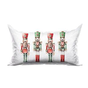 Vánoční povlak na polštář Nutcrackers 50x30 cm bílý vyobraziť