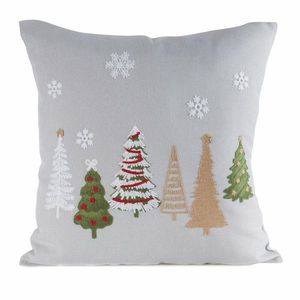 Vánoční povlak na polštář Season 245 45x45 cm šedý vyobraziť