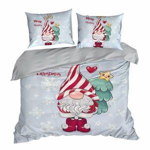 Vánoční povlečení z mikrovlákna Beiner 160x200 + 2x 70x80 cm šedé vyobraziť