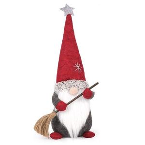 Vánoční skřítek ELF 051 červený/šedý vyobraziť