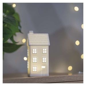 Vánoční světelná LED dekorace House 16 cm bílá vyobraziť