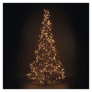 Vánoční světelný LED strom Imani 180 cm černý/teplý bílý vyobraziť