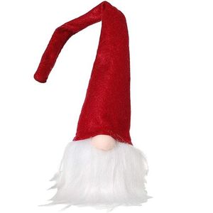 Vianočný LED škriatok Redulo 40 cm červený vyobraziť