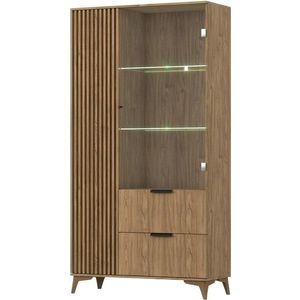 Vitrína Entsian 100 cm dub Artisan vyobraziť