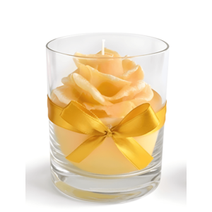 Vosková svíčka Růže 9, 5 cm - výber z 6 prevedení vyobraziť