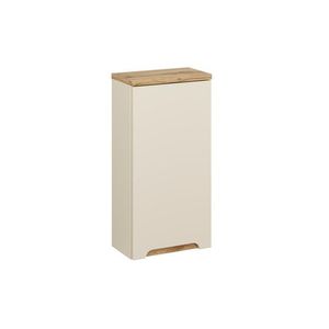 Závěsná koupelnová skříňka Bali 83-35-1D kašmírová/dub wotan vyobraziť