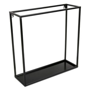 Závesná polica KVADRO 45 cm čierna vyobraziť