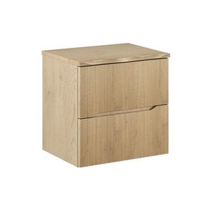 Závěsná skříňka pod umyvadlo Nordic Nature s deskou 60 cm dub cremona vyobraziť