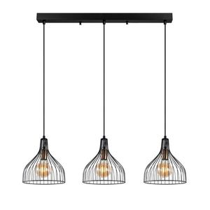 Závěsný lustr Cafu II černý vyobraziť