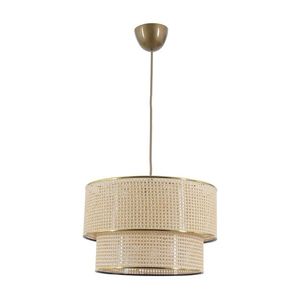 Závěsný lustr Hazeran ecru/bílý vyobraziť