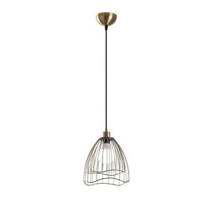 Závěsný lustr Zeyno vintage zlatý vyobraziť