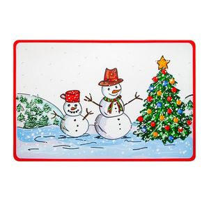Vianočné plastové prestieranie TORO 28x43cm snehuliak vyobraziť