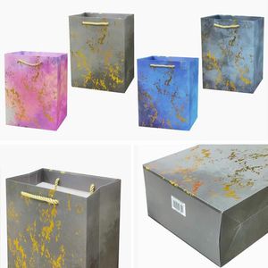 Papierová darčeková taška TORO 32x26x12cm MIX zlaté fľaky vyobraziť