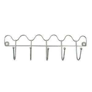 Nástenný drôtený vešiak TORO 5 háčikov vyobraziť