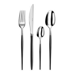 Sada príborov AMEFA 16ks Soprano čierna vyobraziť