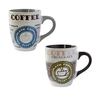 Keramický hrnček TORO 350ml káva zelená / modrá Možnosť: MODRÁ vyobraziť