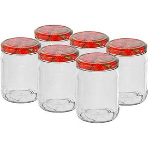 BROWIN Zaváracie poháre s viečkom 500ml TWIST 6ks vyobraziť