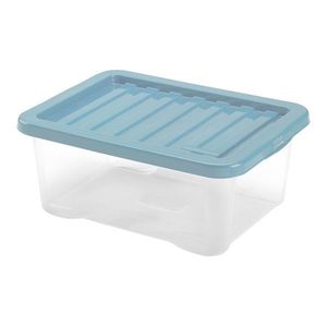 Plastový úložný box s vekom Heidrun Quasar 18 l vyobraziť