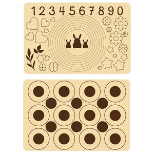 Silikónová podložka na cesto TORO 60x40cm s potlačou vyobraziť