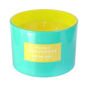 Provence SVIEČKA V SKLE TYRKYSOVÁ/ŽLTÁ 10, 9X8CM 292G vyobraziť