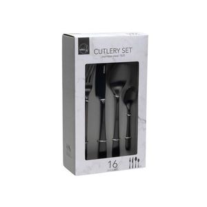 HIT SADA PRÍBOROV 16 KS ČIERNA vyobraziť