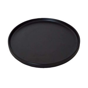 Keramický plytký tanier KITCHISIMO 26cm čierny mat vyobraziť