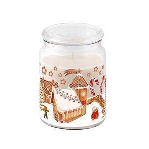 Provence Vonná sviečka v skle PROVENCIA 95 hodín perníčková dedinka vyobraziť