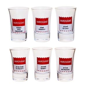 Darčeková sada panákov 6x40ml TORO varovanie vyobraziť