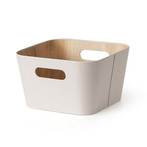 TORO Úložný košík KITCHISIMO 27x27x16cm béžová vyobraziť