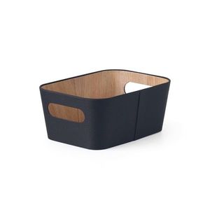 TORO Úložný košík KITCHISIMO 26x18x11cm čierna vyobraziť