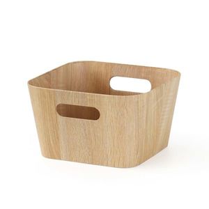 TORO Úložný košík KITCHISIMO 27x27x16cm hnedá vyobraziť