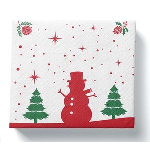 PROCOS Papierové vianočné obrúsky 33x33cm 3vrstvové 20ks vyobraziť