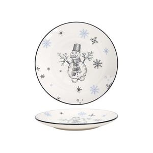 HIT Keramický dezertný tanier 19cm snehuliak vyobraziť
