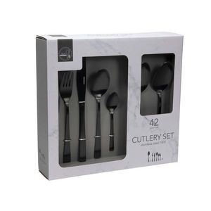 HIT SADA PRÍBOROV 42 KS ČIERNA vyobraziť