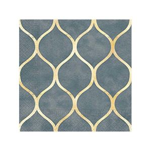 PROCOS OBRÚSKY ZLATÝ VZOR 3-VRSTVOVÉ 33X33CM vyobraziť