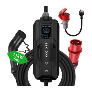 NSE001 cestovná nabíjacia stanica pre elektromobily EV/PHEV AC Type 2 11 kW / 16A vyobraziť