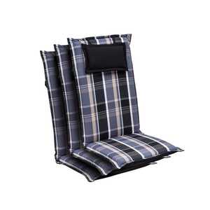 Blumfeldt Elbe, čalúnená podložka, podložka na stoličku, podložka na vyššie polohovacie kreslo, na záhradnú stoličku, Dralon, 50 × 120 × 8 cm vyobraziť